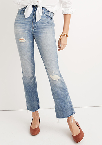 Rigid Demi-Boot Crop Jeans