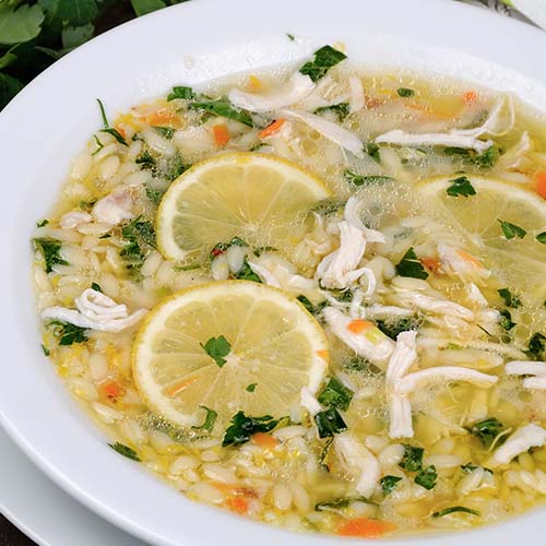 lemon orzo soup