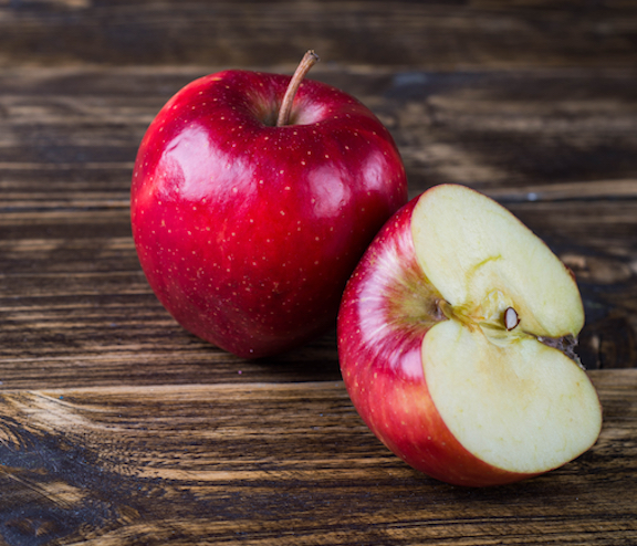 red apples on a table