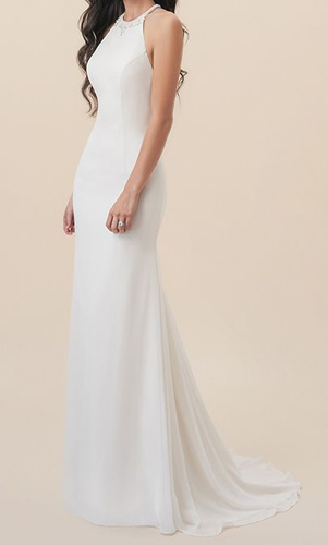 48 High Neck Halter Wedding Dresses Good Enough for Meghan Markle