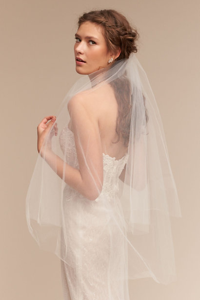 Dreamersandlovers Wedding Veil Megan Blusher Chapel