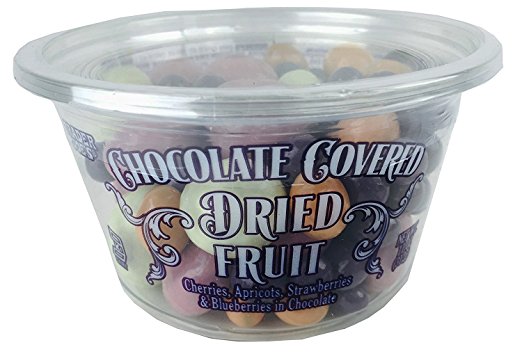 trader joe's chocolate covered dried fruit