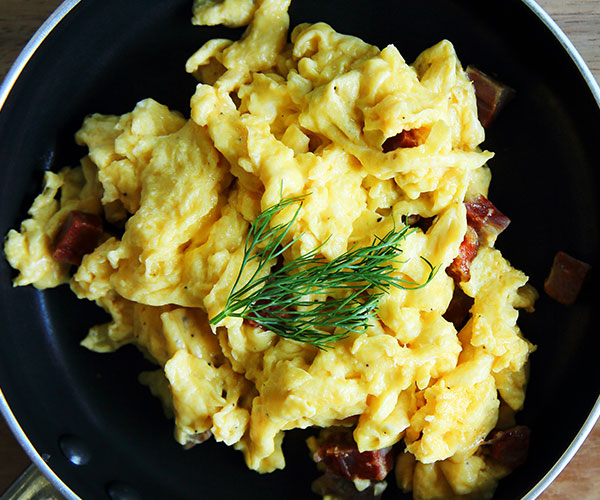 scrambled eggs