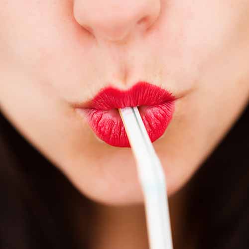 The BEST hack to avoid wrinkly lips if you love straws! # #wrink, lip  wrinkles