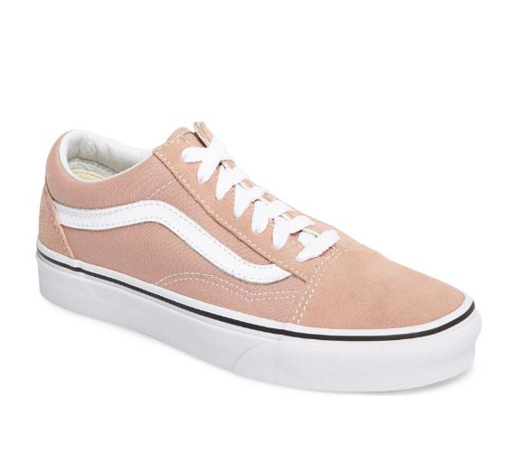 blush sneakers