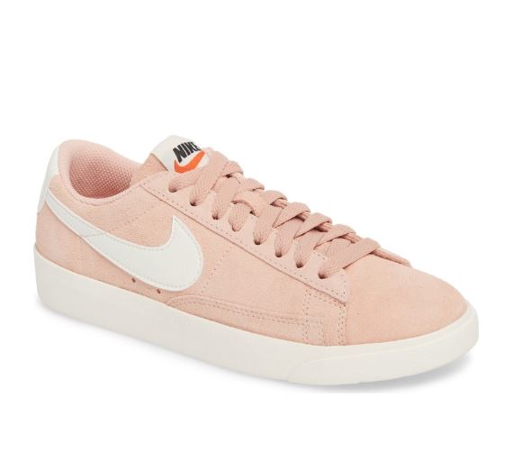 blush sneakers