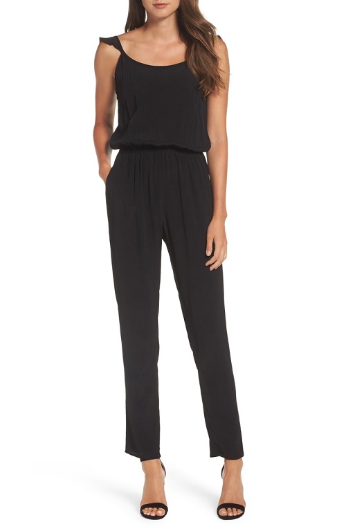 When You Need A Break From Formal Dresses, A Black Jumpsuit Is The Way ...