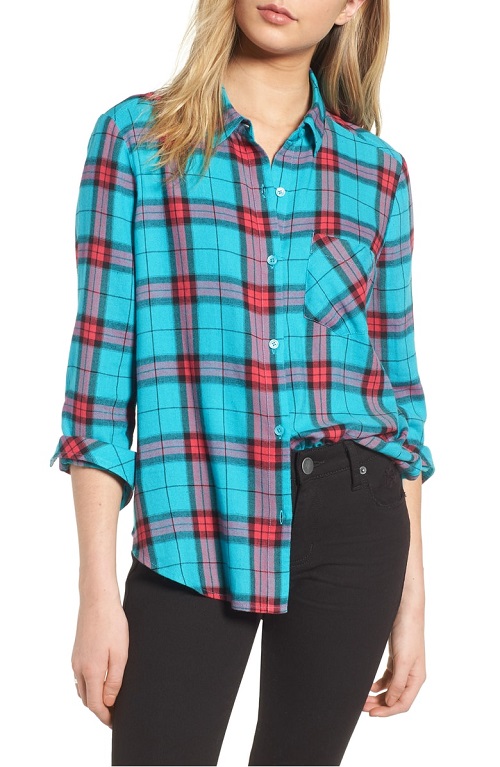 This Cute And Comfy Plaid Shirt Is Already Selling Out At Nordstrom ...