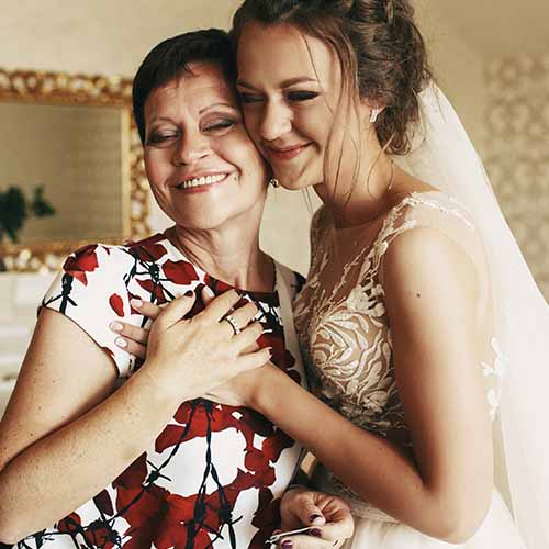 Bride with Mom