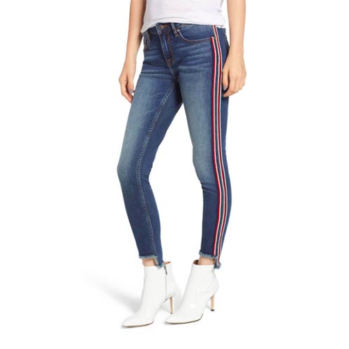 New look side stripe on sale jeans