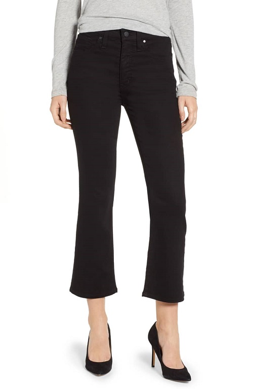 Nordstrom Has The Best Black Cropped Flare Jeans On Sale For Just $30 ...