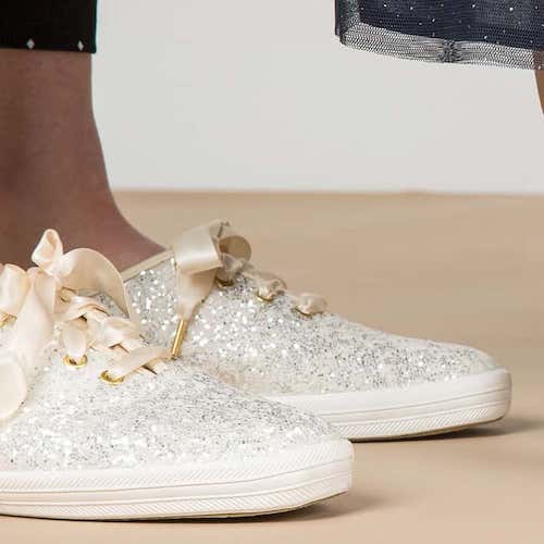 Psst! The Cult Keds x Kate Spade Glitter Sneakers Just Went On Sale ...