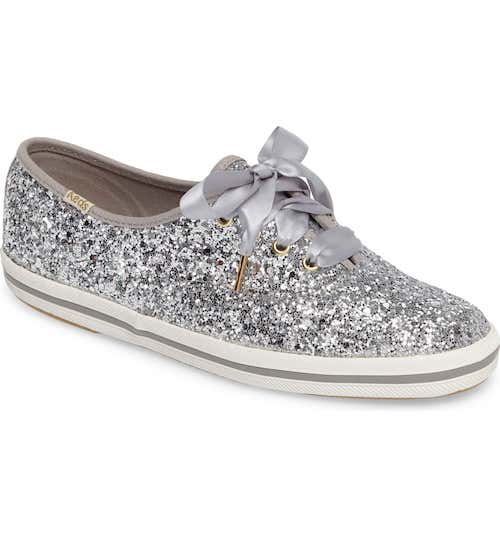 Psst! The Cult Keds x Kate Spade Glitter Sneakers Just Went On Sale ...