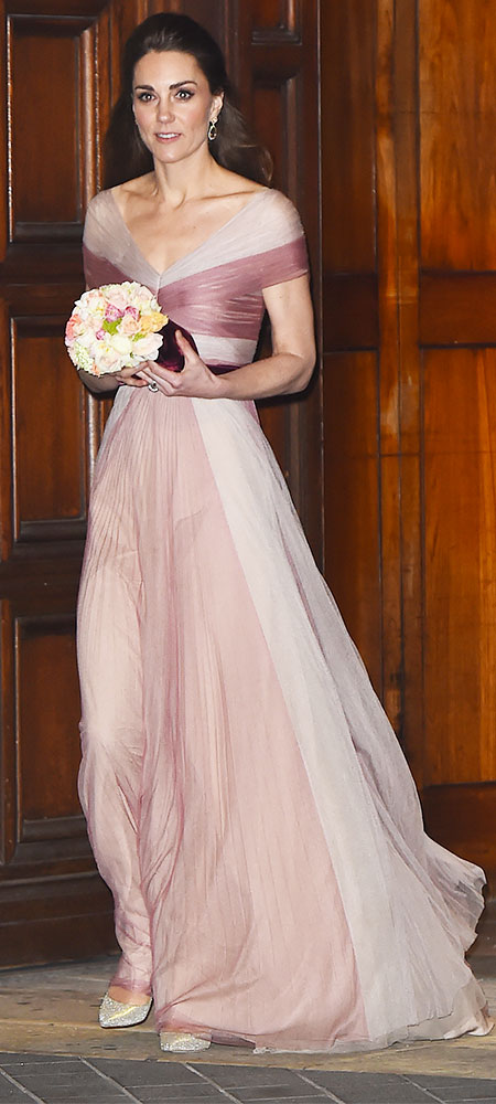 Kate Middleton National Portrait Gallery Gown - SHEfinds