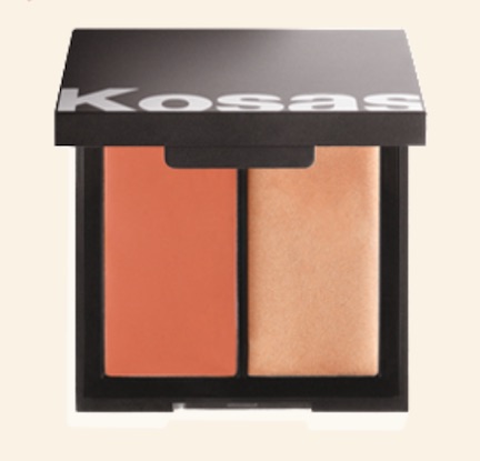 kosas blush highlighter duo in helios