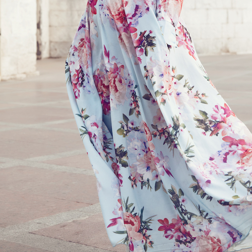 flattering maxi dress