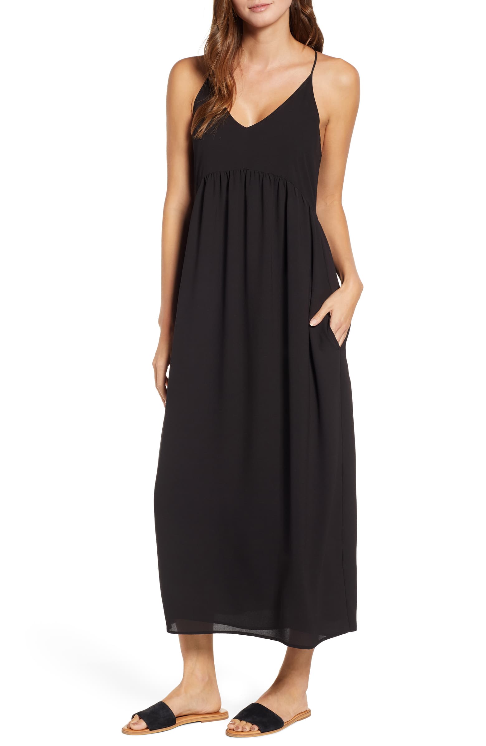 Want To Look Taller And Leaner? Wear This Super Flattering Black Maxi ...