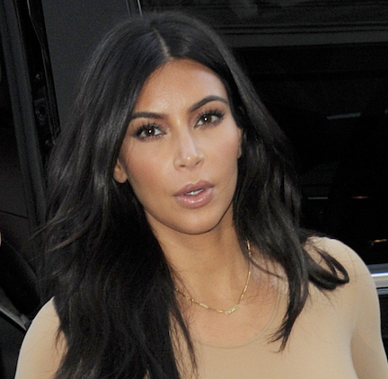 You Call This An Outfit?! Kim Kardashian’s Boobs Are Spilling Out Of ...