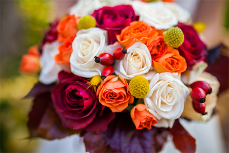 fall floral arrangement