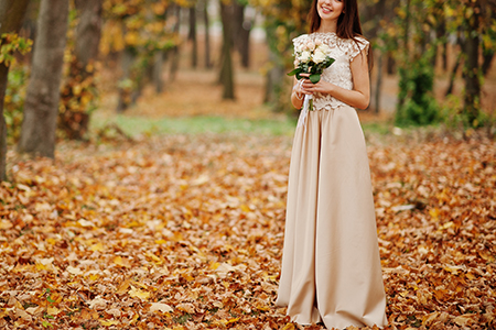 fall bride