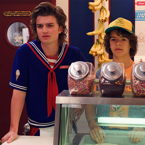 Sailors from Stranger Things: How to DIY Robin & Steve's Scoops Ahoy Costume  - SHEfinds