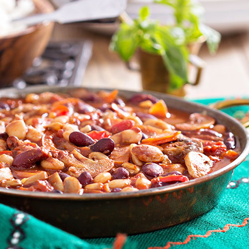 A bowl of chili