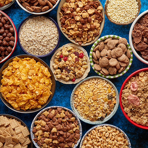 Bowls of cereal