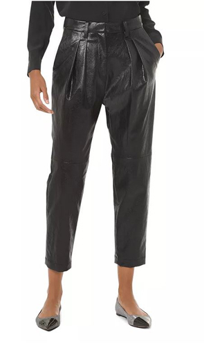 Faux-Leather Pants