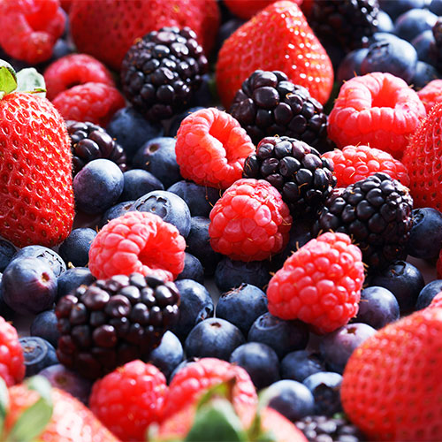 berries for flat stomach