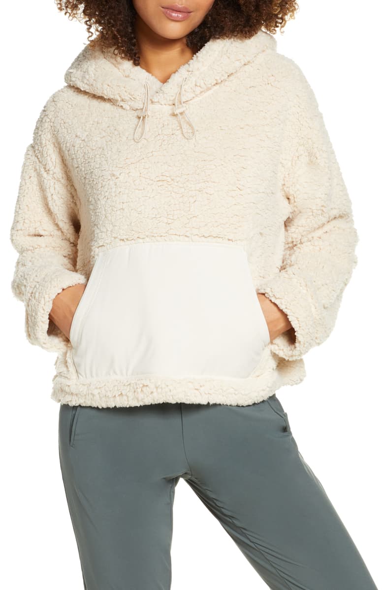 zella sherpa pullover