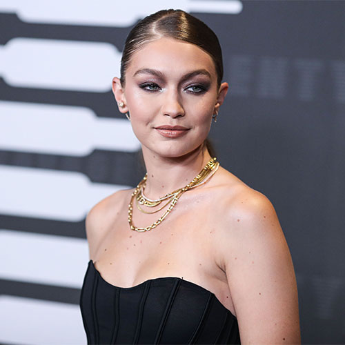 gigi hadid new look brunette hair