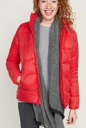 old navy womens puffer