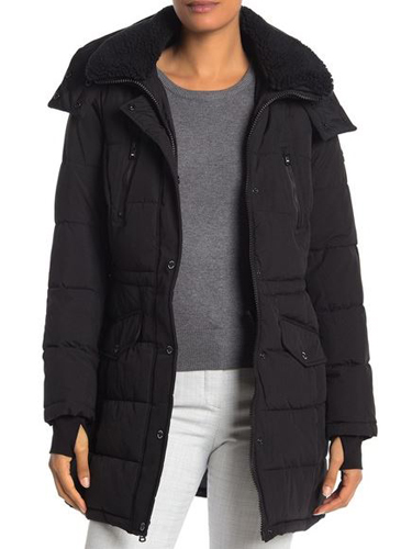 Collar Puffer Jacket