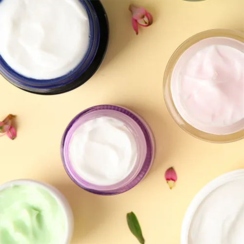 jars of moisturizer