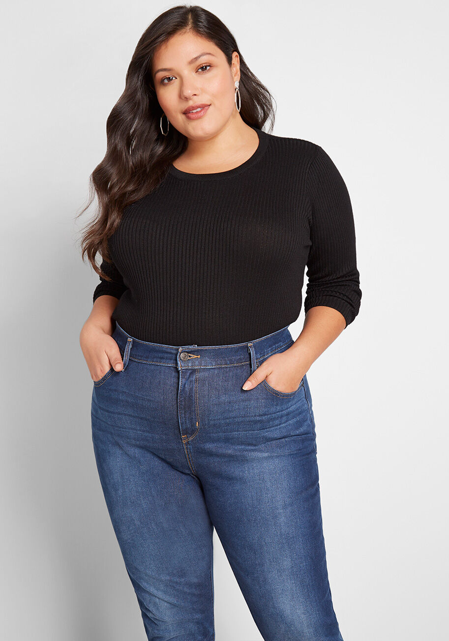 This Super Flattering Ribbed Sweater Is On Sale Right Now And It’s ...