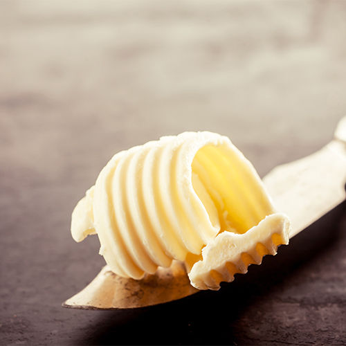 A curl of margarine.