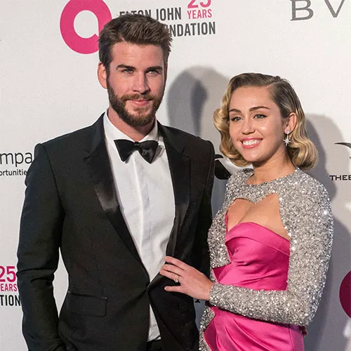 Miley Cyrus and Liam Hemsworth