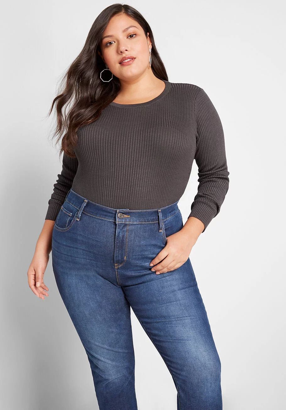 This Super Flattering Ribbed Sweater Is On Sale Right Now And It’s ...