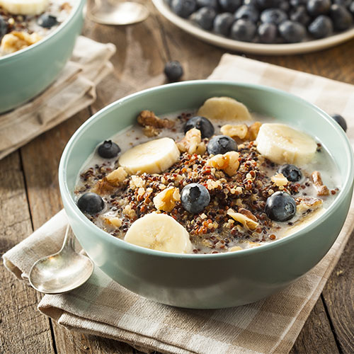 quinoa breakfast bowl