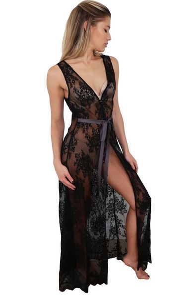 Lace Maxi Robe