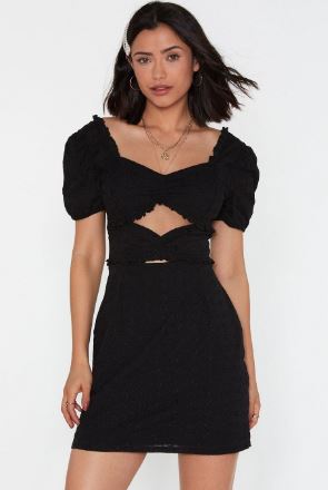 Cut-Out Mini Dress