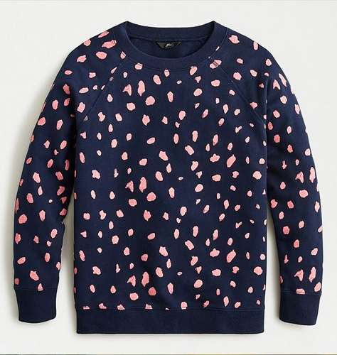 Sweatshirt In Painter's Leopard Print