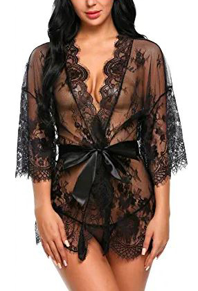 Lingerie Mesh Nightgown