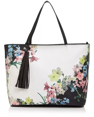 Large Floral Shopping Tote