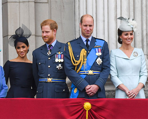 meghan markle and prince harry with prince william and kate middleton