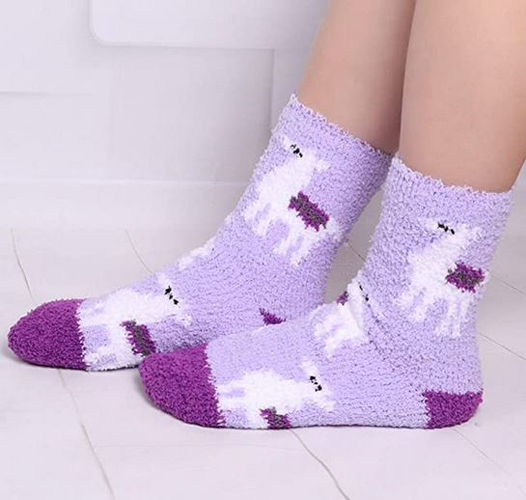Plush Slipper Socks