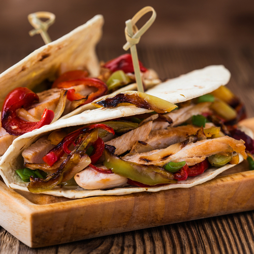 chicken fajitas