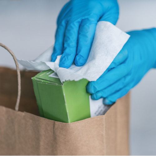 disinfecting packages