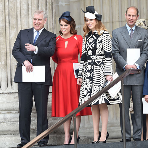 Prince Andrew and his daughters