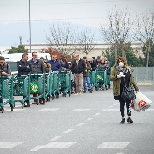 grocery line